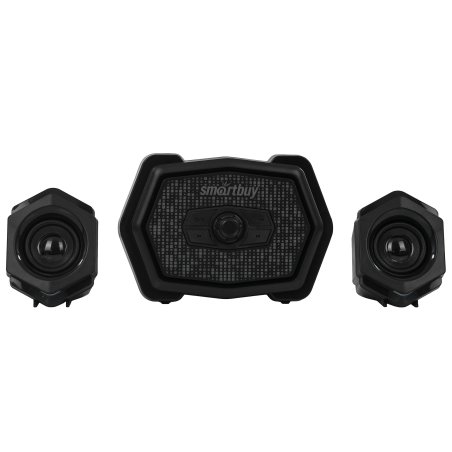 Акустическая система 2.1 Smartbuy W70, Bluetooth, 11Вт, RGb-подсветка, черная (арт. SBA-5150)