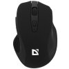 Мышь беспроводная Defender Prime MB-053 черный, 1600 dpi, радиоканал, USB, кнопки - 6