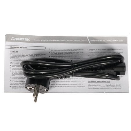 Блок питания Chieftec GPS-500A8, 500Вт, 80 PLUS, 120мм, черный