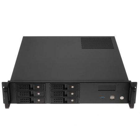 Серверный корпус ExeGate Pro 2U480-HS06 (RM 19", высота 2U, глубина 480, БП 800ADS, 6xHotSwap, USB)