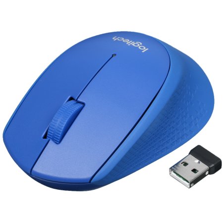 Мышь беспроводная Logitech M280 черный, 1000 dpi, радиоканал, USB, кнопки - 3