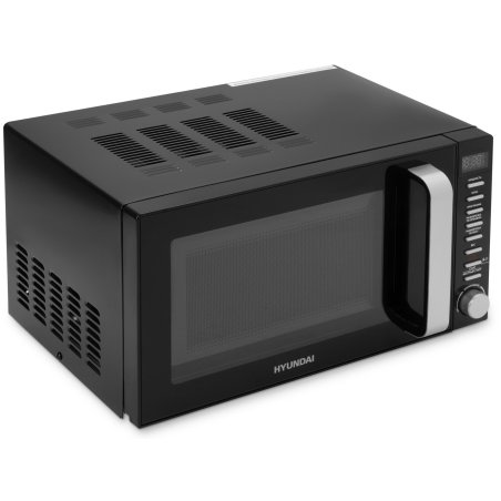 Микроволновая печь Hyundai HYM-D3034 черный/хром 20л 700Вт кнопки, поворотный механизм