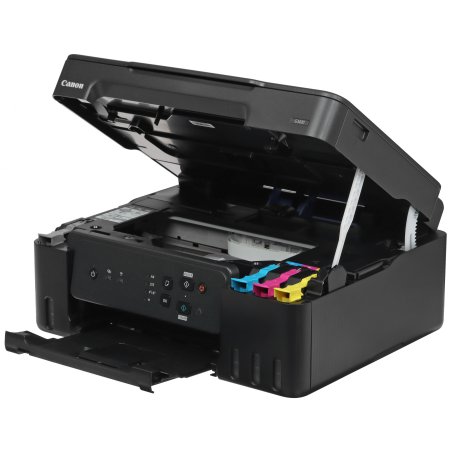 МФУ струйное Canon PIXMA G3430 (5989C009), A4, цветное, печ. 11 стр/мин. (ч/б) 6 стр/мин. (цвет), скан. до 3.16 стр/мин., 4800 x 1200 dpi (печать) 600x1200dpi (скан.), USB, Wi-Fi, Air Print, Mopria