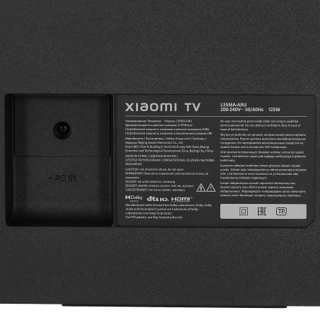 Телевизор Xiaomi 55" L55MA-ARU черный LED UHD 60Hz SmartTV