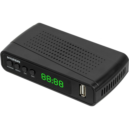 Цифровой TV ресивер HYUNDAI H-DVB520 черный