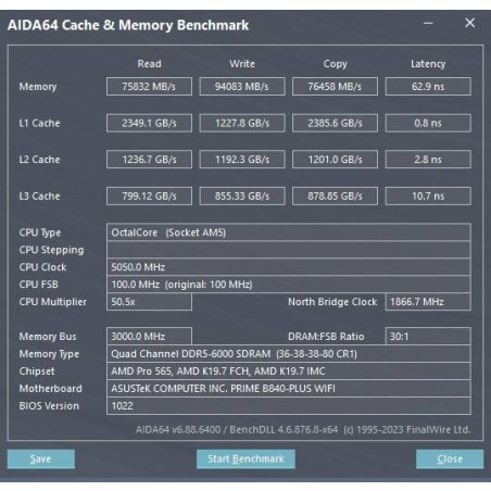 Процессор AMD Ryzen 7 8700F OEM 100-000001590 AM5, 4.1-5.0GHz, 8 cores/16 threads, 8Mb+16Mb, 65W, unlocked, w/o VGA