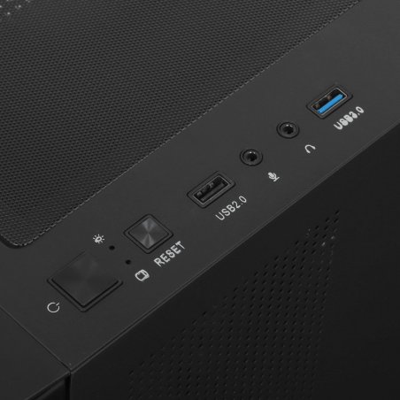 Компьютерный корпус Bloody BD-CC104 черный без БП mATX 5x120мм 1xUSB 2.0 1xUSB 3.0 audio