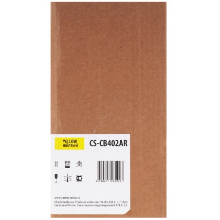 Картридж лазерный Cactus CS-CB402AR желтый (7500 стр.) для HP CLJ CP4005/CP4005DN/CP4005N