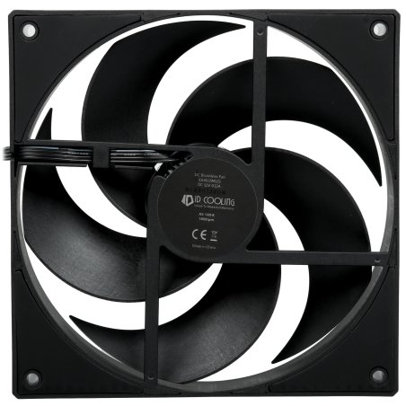 Вентилятор для корпуса ID-Cooling AS-140-K черный, 140 мм, 1800 об/мин, 24.9 дБ, 4 pin