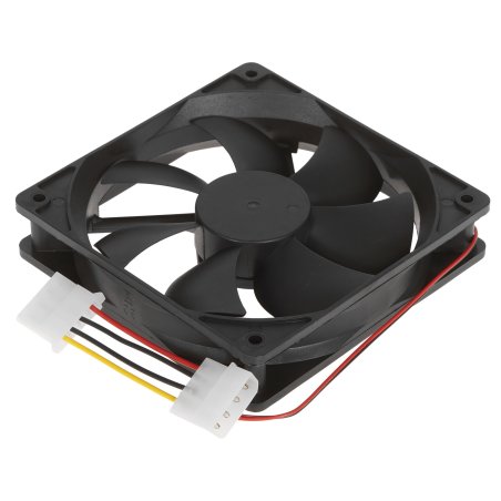 Вентилятор для корпуса 5bites FB12025S-12L4MX черный, 120 x 120 мм, 1200 об/мин, 25 дБ, 4 pin