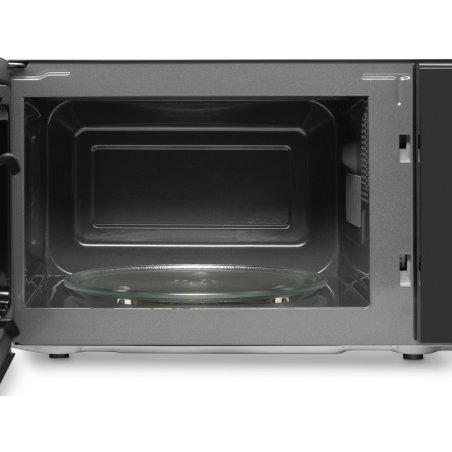 Микроволновая печь Hyundai HYM-D3034 черный/хром 20л 700Вт кнопки, поворотный механизм