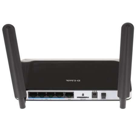 Роутер беспроводной D-Link DSL-2640U/R1A ADSL2+ черный ANNEX А