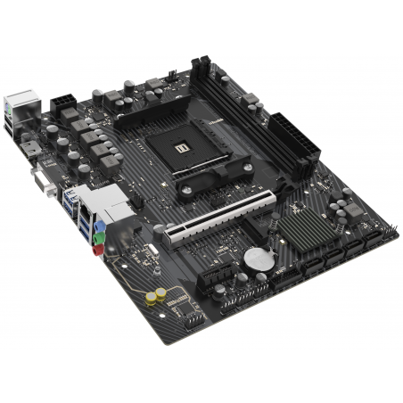 Материнская плата Sapphire A520M-E A520, AM4, 2*DDR4, 1*PCIEx16, 1*PCIEx1, 1*M.2, 6*USB3.2Gen1, 4*USB2.0, 4*SATA3.0, 1G, HDMI, M-ATX, RTL