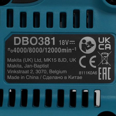 Вибрационная шлифовальная машина Makita DBO381ZU