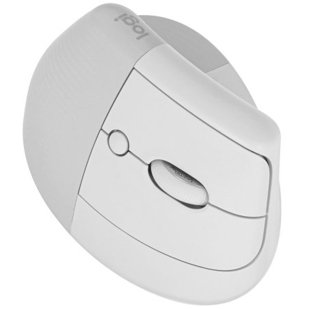 Мышь беспроводная Logitech Lift Vertical Ergonomic белый/PALE GREY (4000dpi 6but) (910-006480)