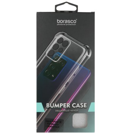 Чехол (клип-кейс) BoraSCO для Apple iPhone 16 Pro Max Bumper Case прозрачный