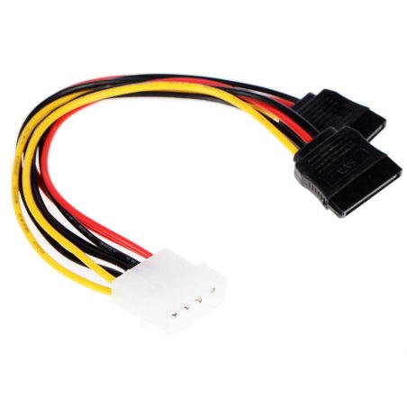 Переходник питания ORIENT C573 SATA 15pin (M) -> 2 x SATA 15pin (F)
