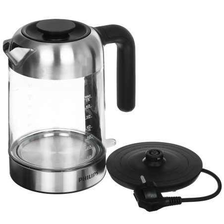 Чайник электрический Philips HD9339/80 1.7л. 2200Вт прозрачный (корпус: стекло)