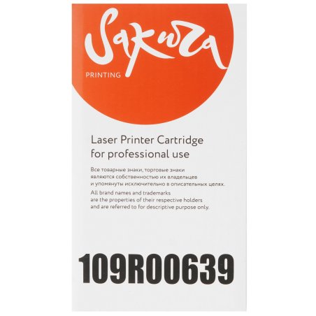 Картридж лазерный Sakura 109R00639 для Xerox Phaser 3110/3210, черный, 3 000к.