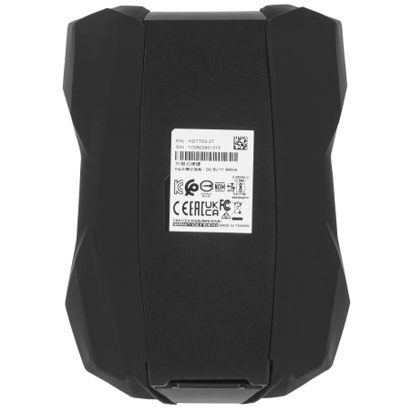 Внешний HDD 2.5" ADATA HD770G, 2TB, USB 3.2 Gen 1 Type-A, 5400 rpm, черный