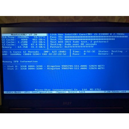Оперативная память Kingston ValueRAM, DDR4, 16Gb (1x16Gb), 3200MHz, CL22, SO-DIMM