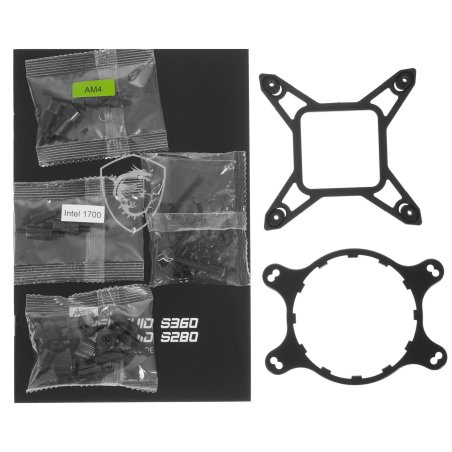 Жидкостная система охлаждения MSI MAG CORELIQUID E360 белый 3x ARGb Fan, ARGb Block, Color Box, Pallet packing