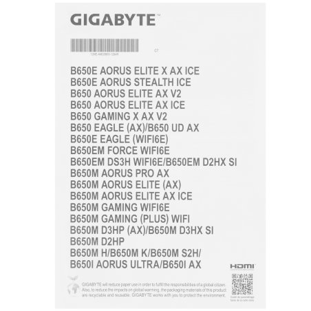 Материнская плата Gigabyte B650E EAGLE WIFI6E, AM5, AMD B650E, 4xDDR5, 4xSATA, 3xM.2, 1xPCIe 5.0 x16, 1xPCIe 4.0 x4, 2xPCIe 3.0 x1, 1xHDMI, 1xDP, 1x2.5Gb LAN, Wi-Fi 6E, Bluetooth 5.3, 1xUSB-C 5Gbps, 2xUSB-A 10Gbps, 2xUSB-A 5Gbps, 4xUSB-A 2.0, 1xPS/2, 3x3.
