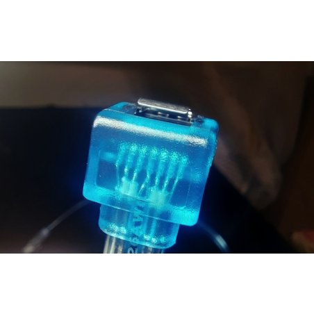 Кабель Vention SATA 3 M/SATA 3 M угол 90 с защелками, голубой - 0.5 м Кабель Vention SATA 3 M/SATA 3 M угол 90 с защелками, голубой - 0.5 м