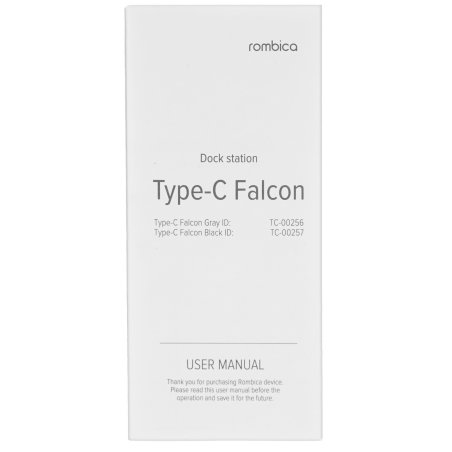 Концентратор USB-C FALCON черный TC-00257 ROMBICA