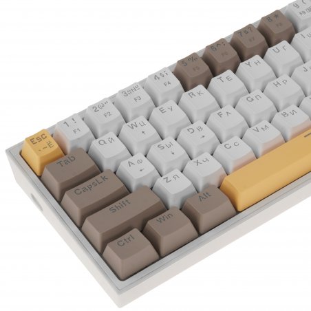 Клавиатура Redragon Fizz проводная, USB Type-A, белый