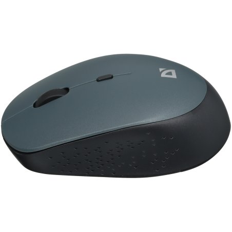 Мышь беспроводная Defender Auris MB-027 серый, 1600 dpi, радиоканал, USB, кнопки - 4