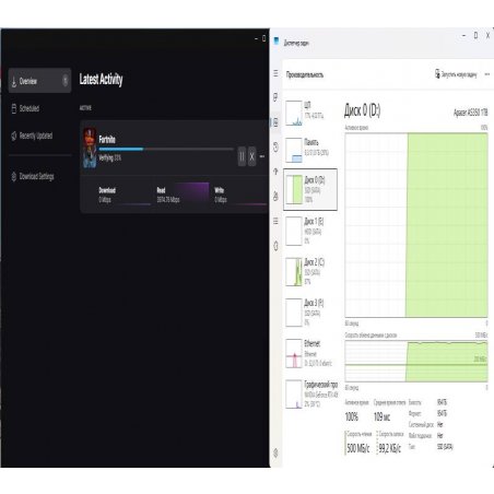 Накопитель SSD Apacer AS340X, 480Gb, 2.5", SATA III, R/W 550/520