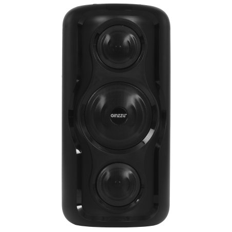 Портативная аудиосистема Ginzzu GM-206 Bluetooth (V5,0), встроенный аккумулятор Li-Ion,12В /12000мА·ч, мощность по RMS 240Вт