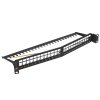 Патч-панель наборная Lanmaster LAN-PPAR24OK-STP 19" 1U 24xRJ45 STP