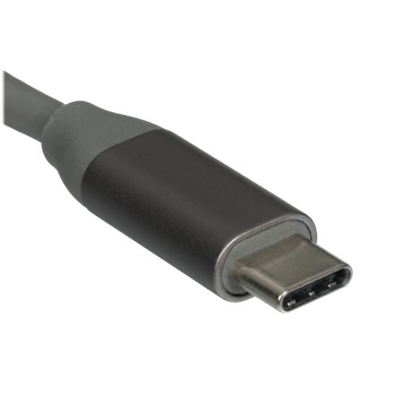 Док-станция Qumo Dock 7 (HB-0008), Type-C, PD, HDMI, 4k 30Hz, 1080p 60 Hz, GE1000 MBS, 4 USB 3.0, 20 см, SD, Micro SD, металлический корпус, темно-серый