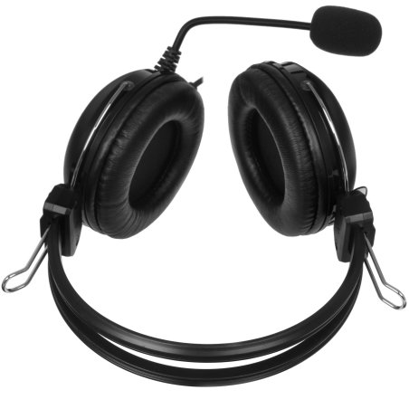 Наушники с микрофоном A4Tech HU-35 черный 2м накладные USB оголовье
