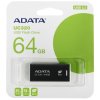 Флешка USB ADATA UC320 (UC320-64G-RBK/BK), 64Gb, USB 3.2, R/W 100/30, черный