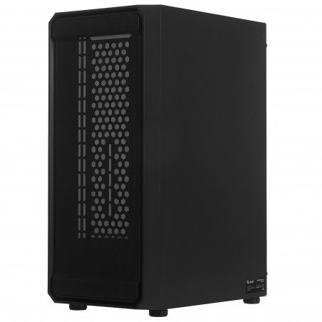 Компьютерный корпус Bloody BD-CC114 черный без БП ATX 8x120мм 1xUSB 2.0 1xUSB 3.0 audio bott PSU