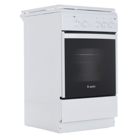 Плита электрическая Gefest 5140 белый, конфорок 3 электрических, духовка 55 л, 50 см x 85 см x 58.5 см