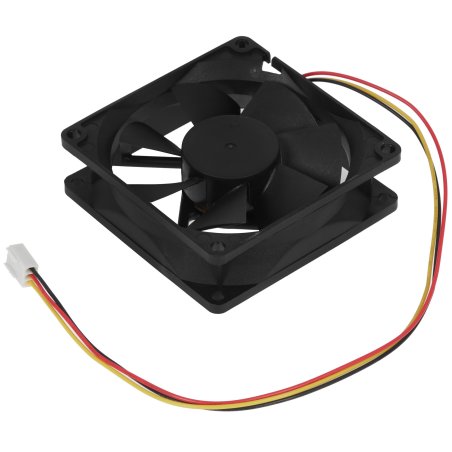 Вентилятор для корпуса Gembird FANCASE/BALL черный, 80 мм, 2600 об/мин, 27 дБ, 3 pin