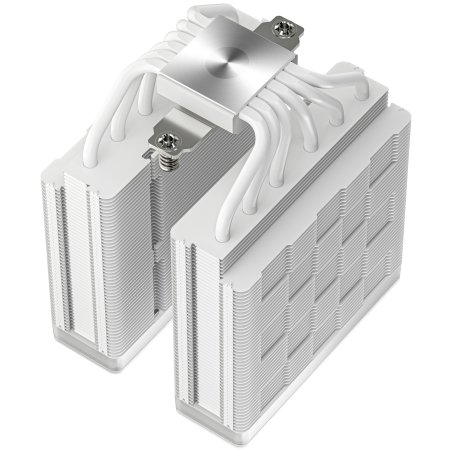 Кулер для процессора DEEPCOOL AG620 WH ARGb V2 LGA20XX/1700/1200/115X/AM5/AM4 (9шт/кор, TDP 260W, PWM, ARGb DUAL Fan 120мм, 6 тепл. трубок, белый) RET