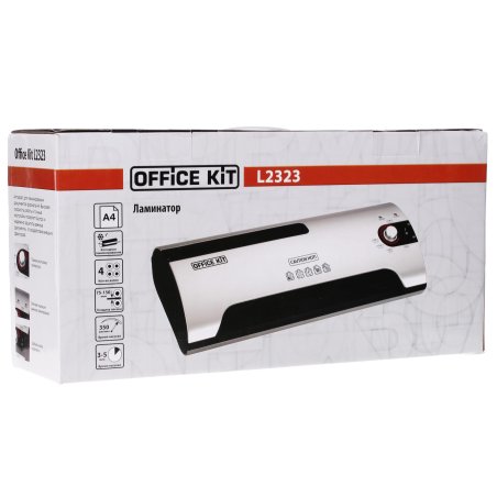 Ламинатор Office Kit L2323, 4 вала, A4, 150мкм, 350мм/мин