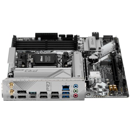 Материнская плата ASRock B650M PRO RS, AM5, AMD B650, 4xDDR5, 4xSATA, 3xM.2, 1xPCIe 4.0 x16, 1xPCIe 3.0 x4, 1xDP, 1xHDMI, 1x2.5Gb LAN, 1xUSB-C 10Gbps, 1xUSB-A 10Gbps, 2xUSB-A 5Gbps, 4xUSB-A 2.0, 3x3.5 мм, 7.1, mATX