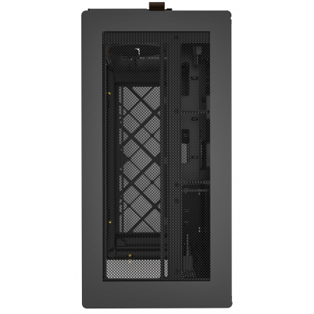Компьютерный корпус Montech HS02 черный без БП ATX 4x140мм 2xUSB 3.0 1xUSB3.1 audio bott PSU