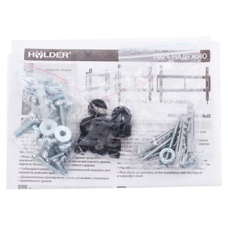 Кронштейн для телевизора Holder LCD-F2608 черный 22"-47" макс.40кг настенный фиксированный