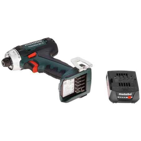 Дрель-шуруповерт аккумуляторная Metabo PowerMaxx BS 12 601036500, Аккумуляторный, 12В, 2 АКБ, Кейс