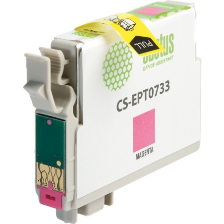 Картридж струйный Cactus CS-EPT0733 пурпурный (11,4 мл) для Epson Stylus С79/C110/СХ3900/CX4900/CX5900/CX7300/CX8300/CX9300