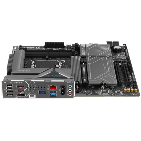 Материнская плата Gigabyte Z890 EAGLE, LGA 1851, Intel Z890, 4xDDR5, 4xSATA, 4xM.2, 1xPCIe 5.0 x16, 2xPCIe 4.0 x4, 1xDP, 1xUSB-C, 1x 2.5Gb LAN, 4xUSB-A 3.2 Gen 1, 2xUSB-A 3.2 Gen 2, 3x3.5 мм, 7.1, 1xUSB4, ATX
