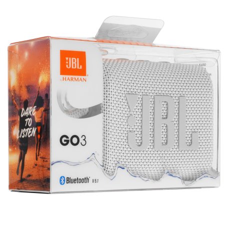 Портативная акустика JBL GO 3, белый