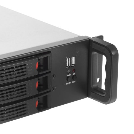 Серверный корпус ExeGate EX284961RUS Pro 2U650-HS09 (RM 19", высота 2U, глубина 650, без БП, 9xHotSwap, 2*USB)